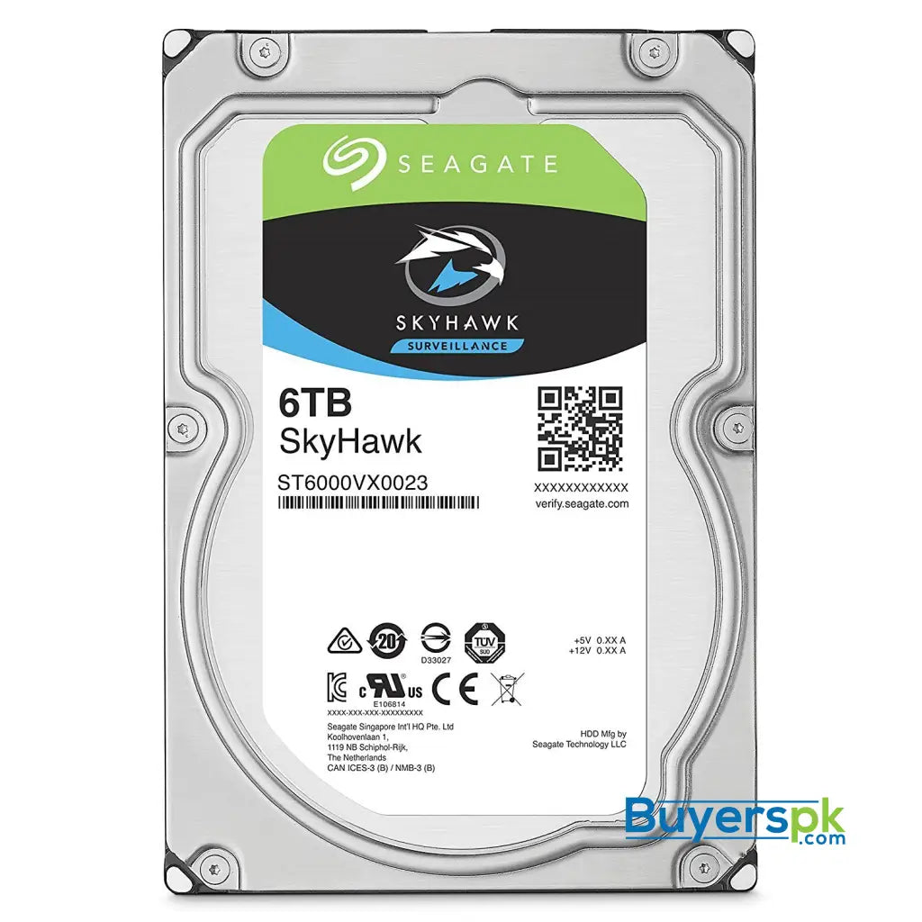 Seagate Skyhawk ST6000VX0023 6 TB Internal Hard Drive 3 Yrs Warranty - Hard Drive Seagate Skyhawk ST6000VX0023 6 TB Internal Hard Drive 3 Yrs Warranty - Hard Drive